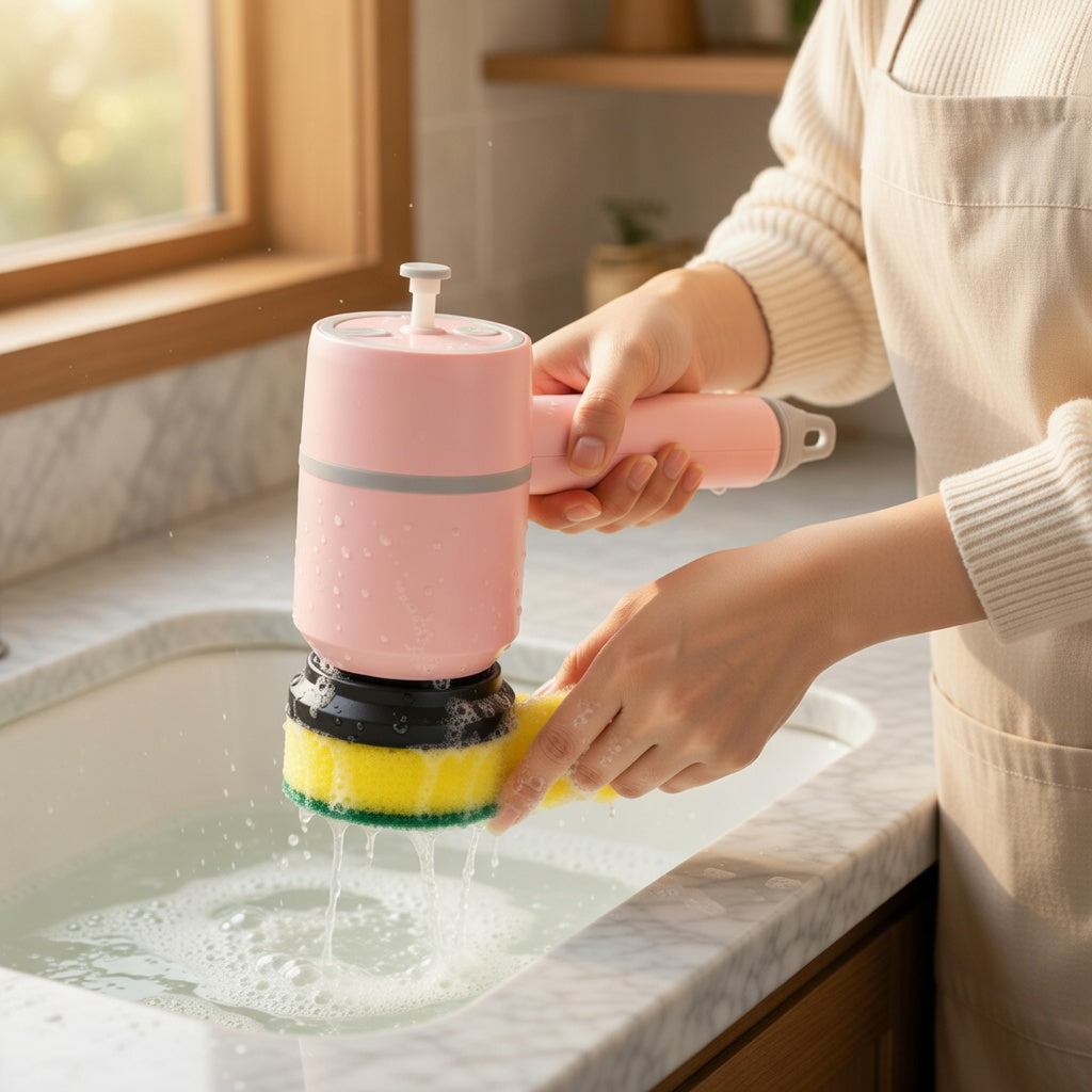 Soft rotating sponge